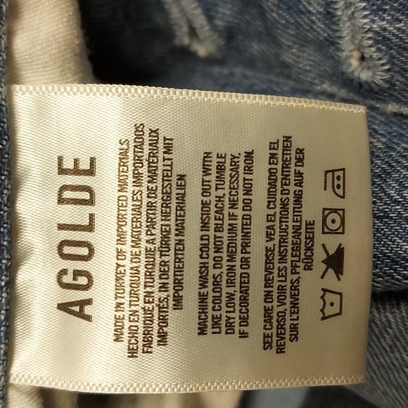 Agolde 90's style mid rise cropped jeans - Picture 8 of 8